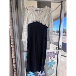 Vintage Dijon by Savoy lace dress size M